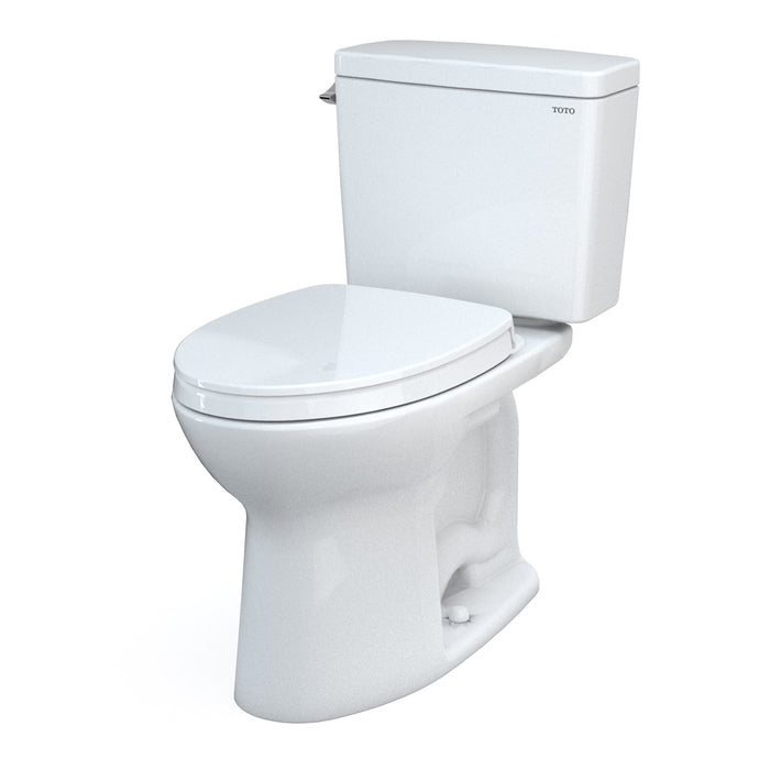 TOTO Drake Two-Piece 1.28 GPF Tornado Flush Toilet with SoftClose Seat, Washlet+ Ready