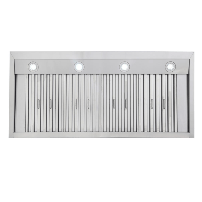 Kucht 48-Inch Wall Mounted Hood 1200 CFM in Black (KRH4815A-K)