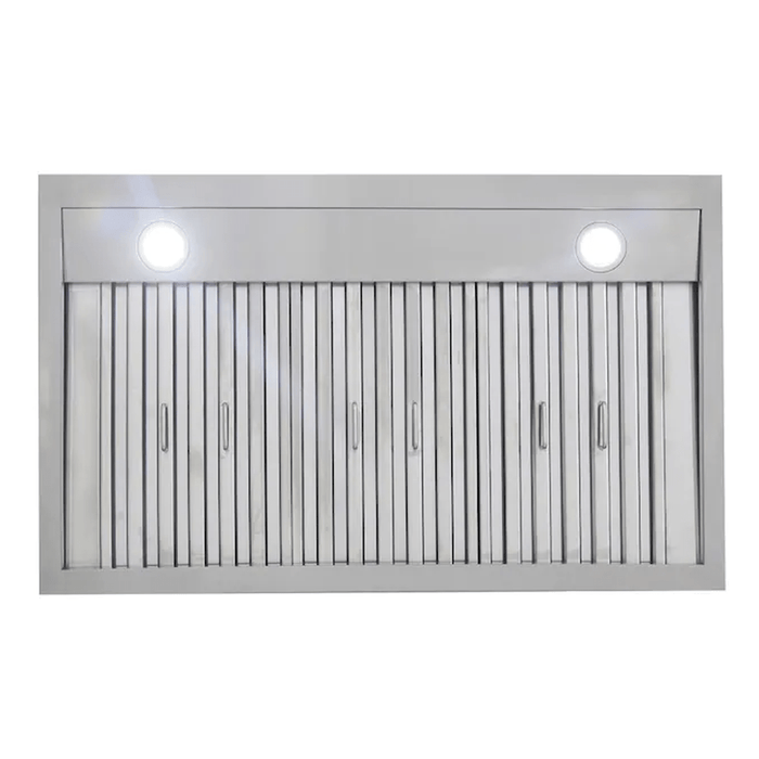 Kucht 36-Inch Wall Mounted Hood 900 CFM in White KRH3615A-W)