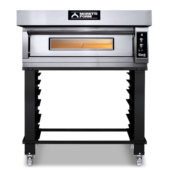 AMPTO ID-M 105.105 iDeck electronic Control Electric Pizza Oven 41"W x 41"D  (Internal) chamber. 1 Deck