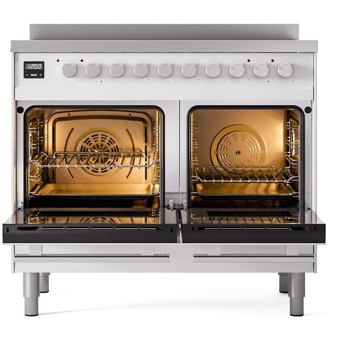 ILVE 40" Professional Plus II Induction Range with 6 Elements, Triple Glass Door - UPDI406WMP