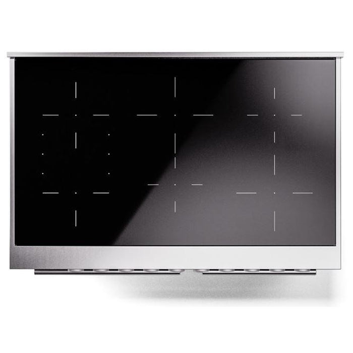 ILVE 40" Professional Plus II Induction Range with 6 Elements, Triple Glass Door - UPDI406WMP