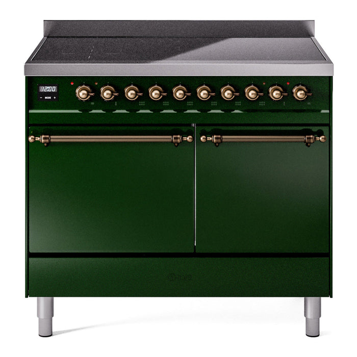 ILVE Nostalgie II 40" Electric Range with 6 Induction Elements Solid Door - UPDI406QNMP