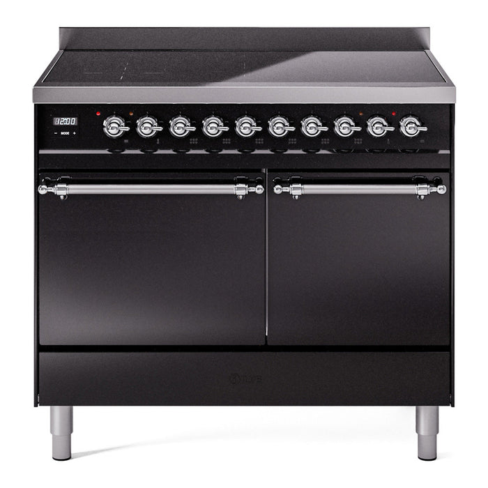 ILVE Nostalgie II 40" Electric Range with 6 Induction Elements Solid Door - UPDI406QNMP