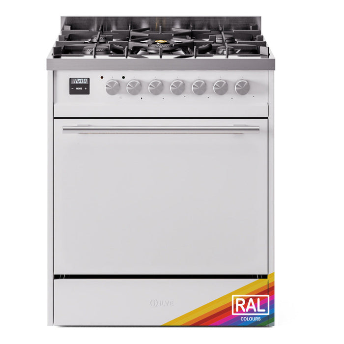 ILVE Professional Plus II 30″ Dual Fuel Range with Solid Door - UP30QMP