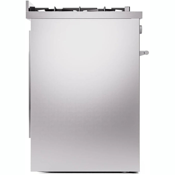 ILVE 30" Professional Plus II Dual Fuel Range with 5 Sealed Burners, Triple Glass Door - UP30WMP