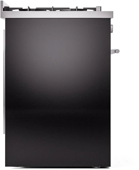 ILVE 30" Professional Plus II Dual Fuel Range with 5 Sealed Burners, Triple Glass Door - UP30WMP