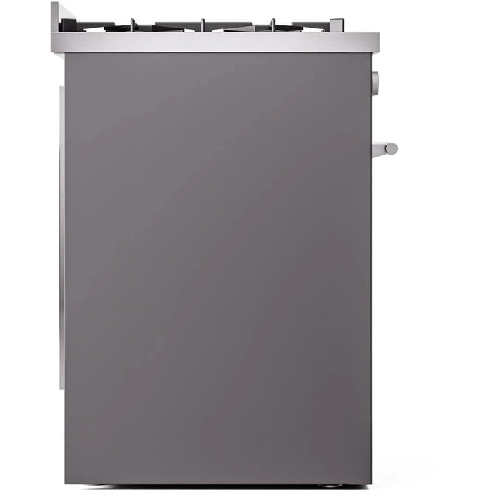 ILVE 30" Professional Plus II Dual Fuel Range with 5 Sealed Burners, Triple Glass Door - UP30WMP