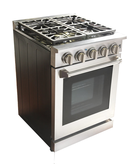 Kucht 24-Inch Gas Range in Stainless Steel (KRG243U)