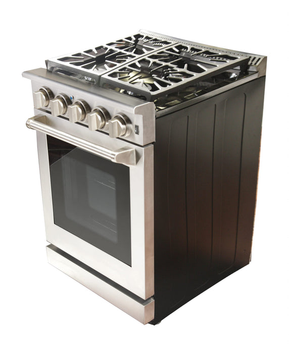 Kucht 24-Inch Gas Range in Stainless Steel (KRG243U)