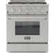 Kucht 30" 4.2 cu. ft. PropaneAll Gas Range with Convection Oven in Stainless Steel (KRG3080U) Ranges Kucht Natural Gas 