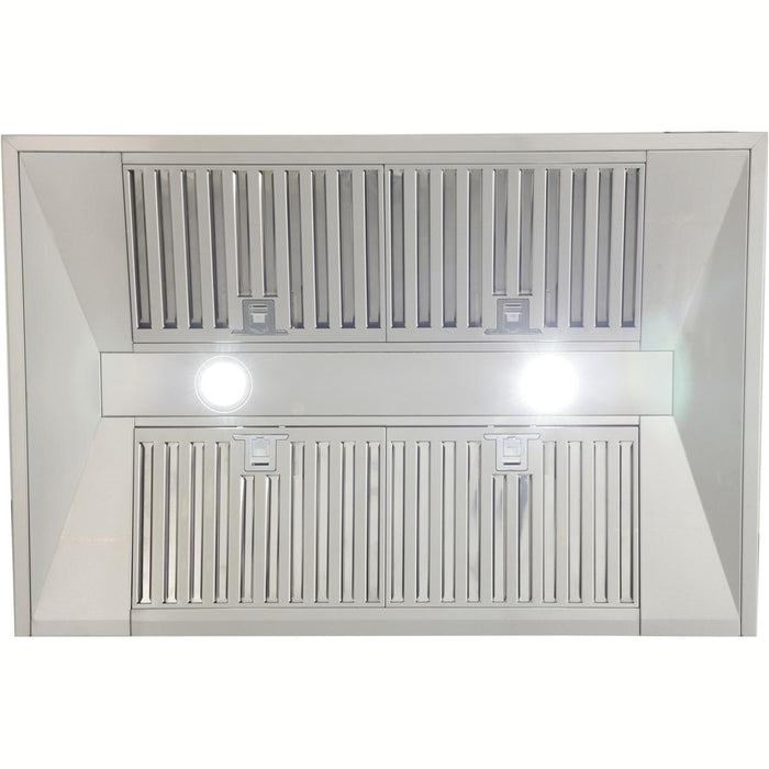 Kucht 36” Wall Mounted Range Hood with 900CFM Motor in Stainless Steel and Digital Display (KRH3610A)