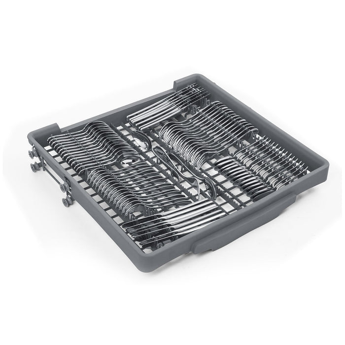 Kucht 4-Piece Appliance Package - 36-Inch Propane Gas Range with 5.2 Cu. Ft. Oven, 36-Inch Refrigerator, Dishwasher & Wall Mount Range Hood in Stainless Steel