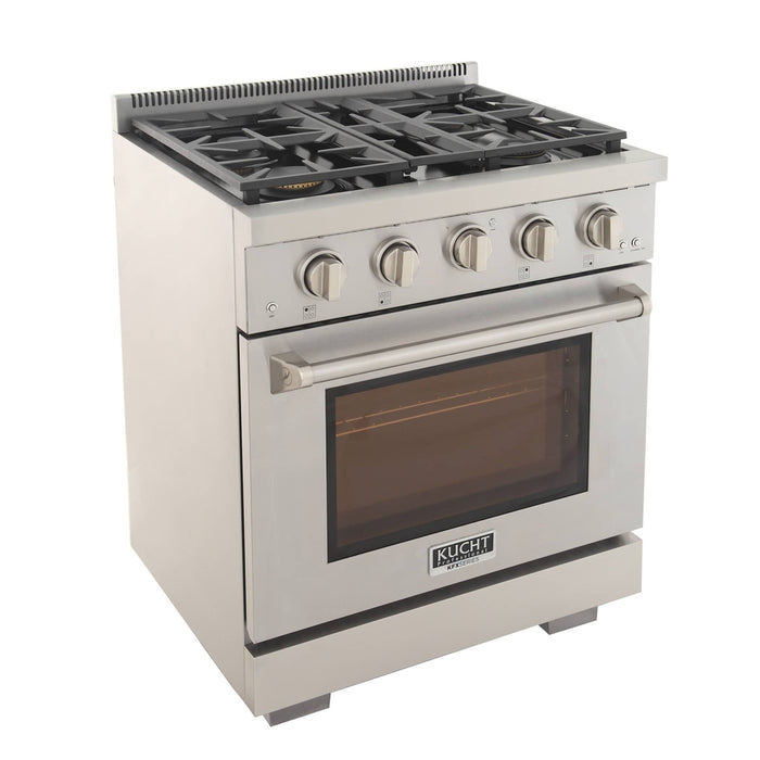 Kucht 30-Inch Propane Gas Range with 4.2 cu ft. Oven (KFX300/LP-S)