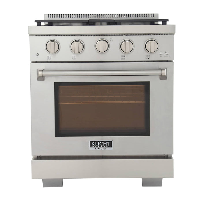 Kucht 30-Inch Propane Gas Range with 4.2 cu ft. Oven (KFX300/LP-S)
