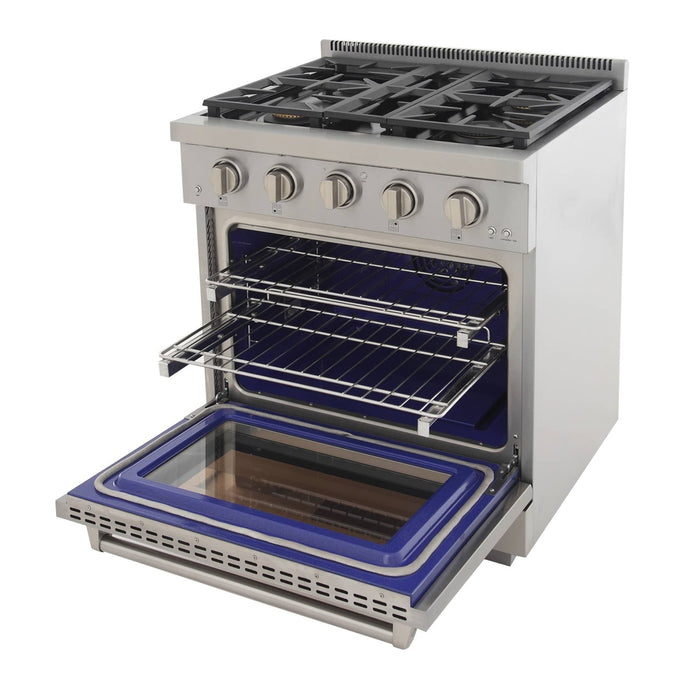 Kucht 30-Inch Propane Gas Range with 4.2 cu ft. Oven (KFX300/LP-S)