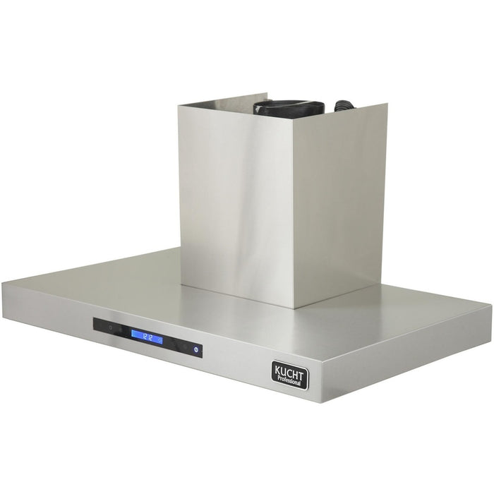 Kucht 30-Inch Wall Mounted Range Hood 900CFM in Stainless Steel with Modern Thin Design (KRH3011A)
