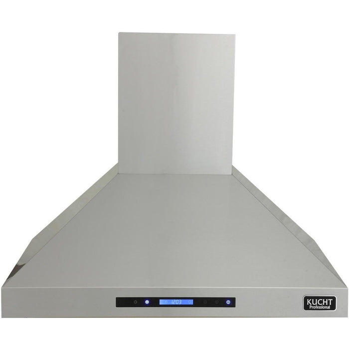Kucht 30-Inch Wall Mounted Range Hood in Stainless Steel with Digital Display (KRH3010A)