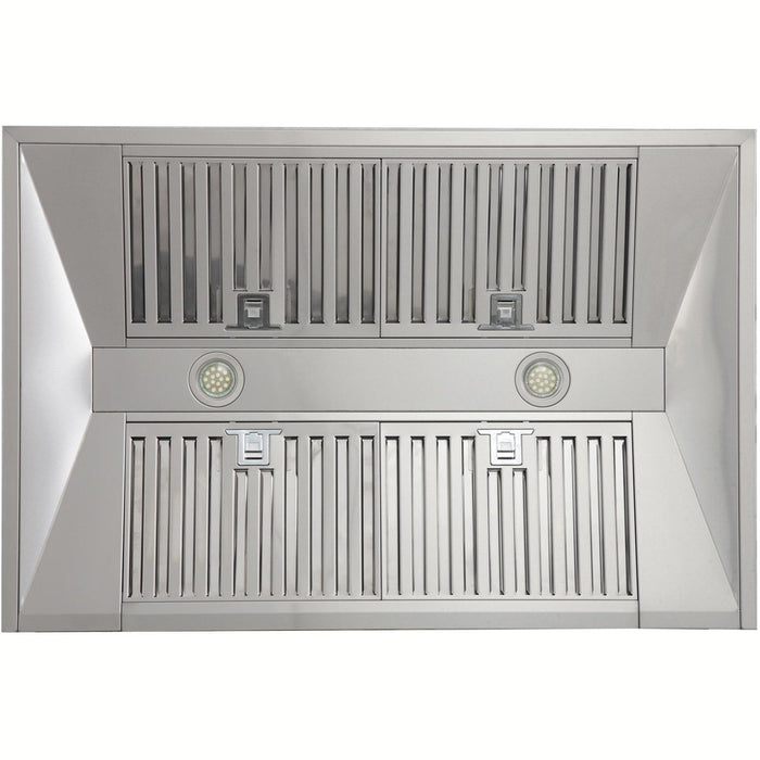 Kucht 30-Inch Wall Mounted Range Hood in Stainless Steel with Digital Display (KRH3010A)