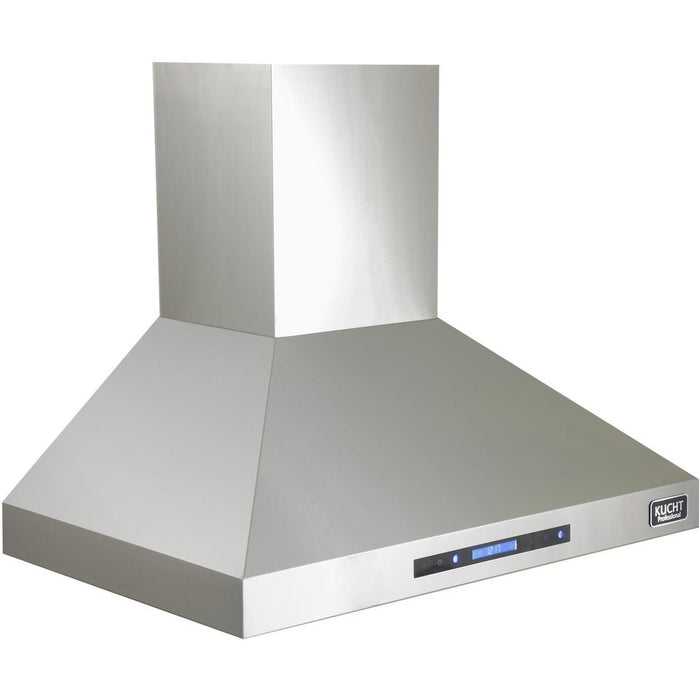 Kucht 30-Inch Wall Mounted Range Hood in Stainless Steel with Digital Display (KRH3010A)