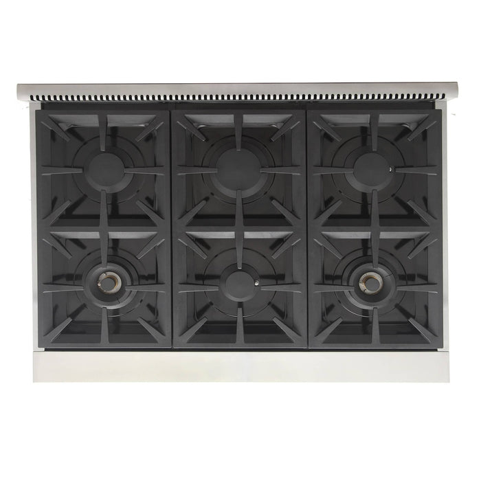 Kucht 36-Inch Propane Gas Range with 5.2 cu ft. Oven (KFX360/LP-S)