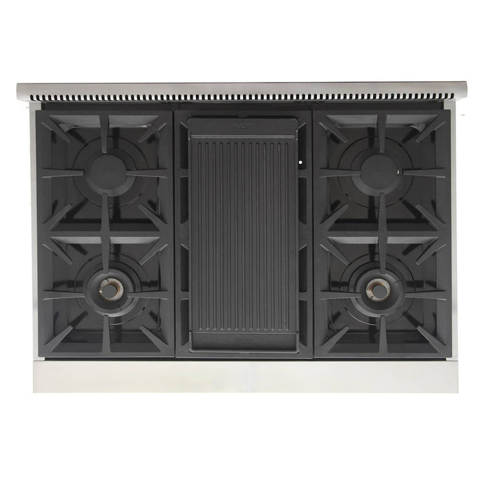 Kucht 36-Inch Propane Gas Range with 5.2 cu ft. Oven (KFX360/LP-S)