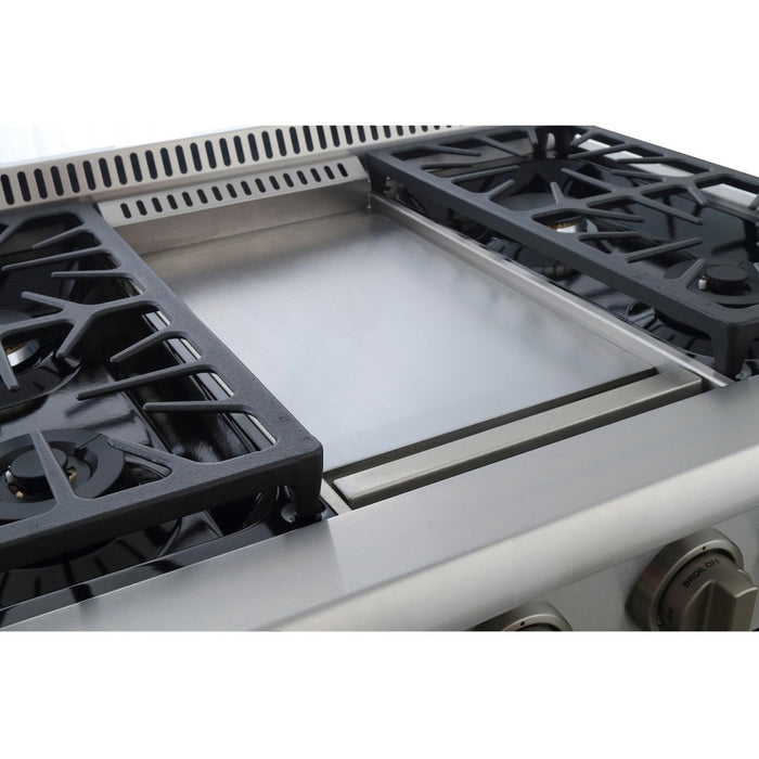 Kucht 36-Inch 5.2 Cu. Ft. Gas Range with Griddle in Stainless Steel (KRG3609U)
