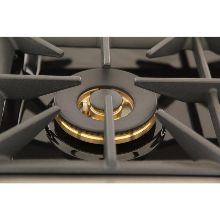 Kucht 36-Inch 5.2 Cu. Ft. Range - Sealed Burners and Convection Oven in White (KNG361-W)