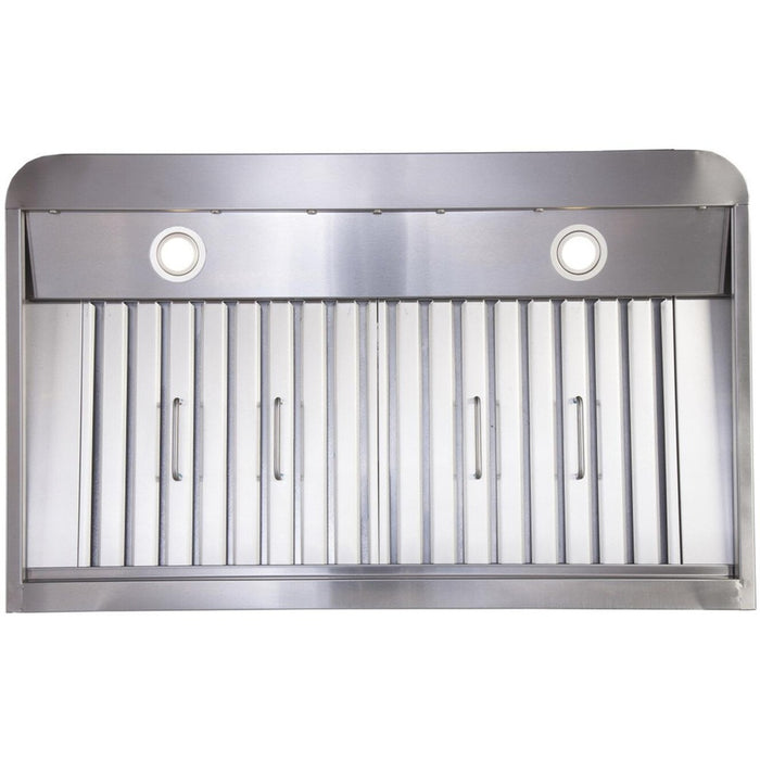 Kucht 36-Inch Under Cabinet Range Hood 900CFM in Stainless Steel with Digital Display (KRH361A)