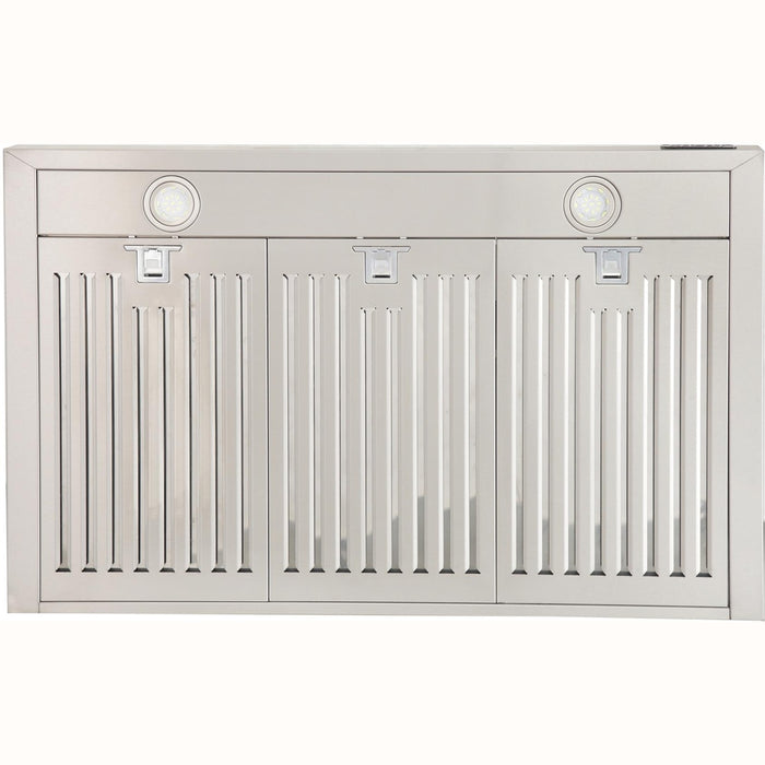 Kucht 36-Inch Wall Mounted Range Hood 900CFM in Stainless Steel with Modern Design (KRH3611A)