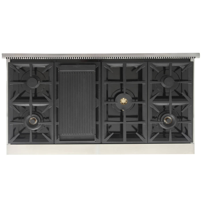 Kucht 48-Inch Propane Gas Range with 6.7 cu ft. Oven (KFX480/LP-S)