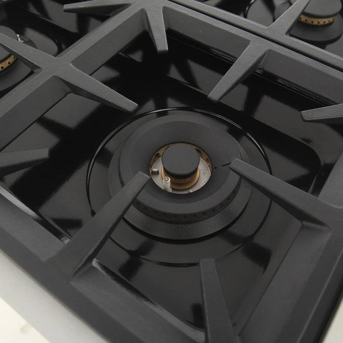 Kucht 48-Inch Propane Gas Range with 6.7 cu ft. Oven (KFX480/LP-S)