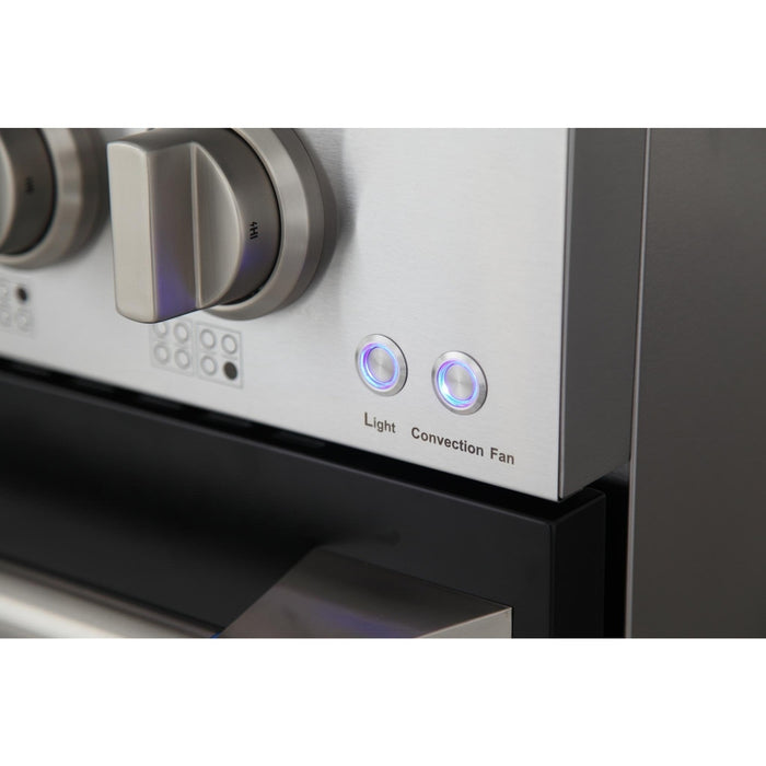 Kucht 48-Inch 6.7 Cu. Ft. Gas Range with Grill/Griddle in Black (KNG481-K)