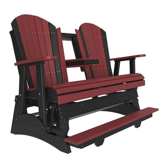 LuxCraft 5' Adirondack Balcony Glider Chair