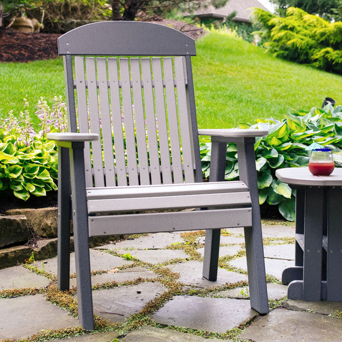 LuxCraft 2' Classic Highback Poly Bench