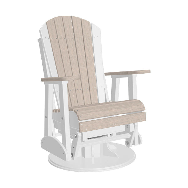 LuxCraft 2' Adirondack Swivel Glider Chair
