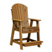 LuxCraft Adirondack Balcony Chair in mahogany