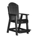 LuxCraft Adirondack Balcony Chair in black