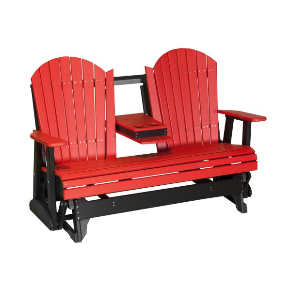 LuxCraft 5' Adirondack Glider Chair