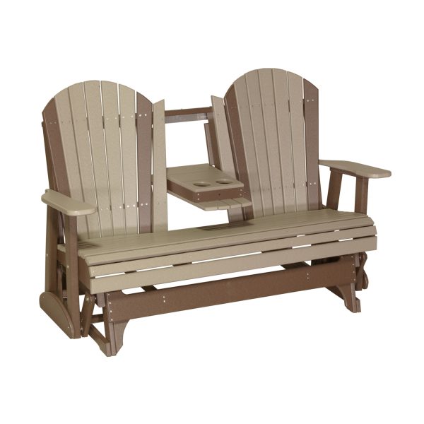 LuxCraft 5' Adirondack Glider Chair