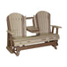 LuxCraft 5' Adirondack Glider Chair