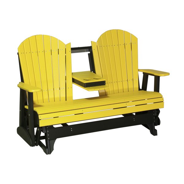 LuxCraft 5' Adirondack Glider Chair