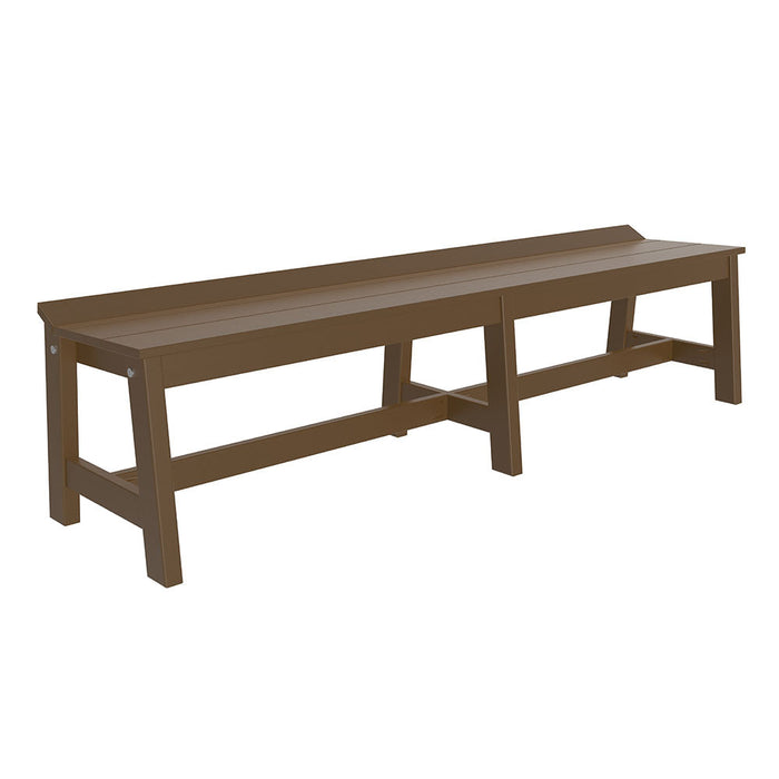LuxCraft Café Dining Bench 72"