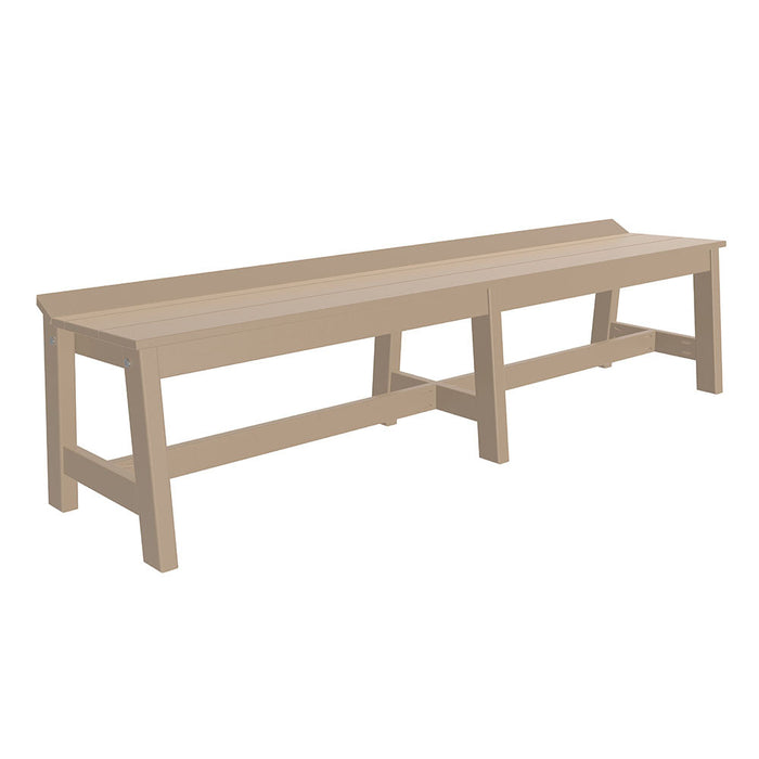 LuxCraft Café Dining Bench 72"