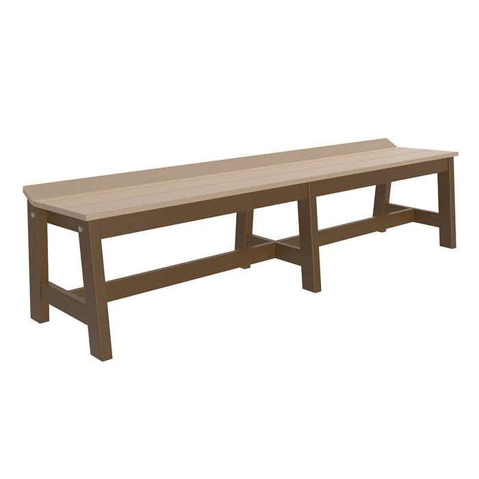 LuxCraft Café Dining Bench 72"