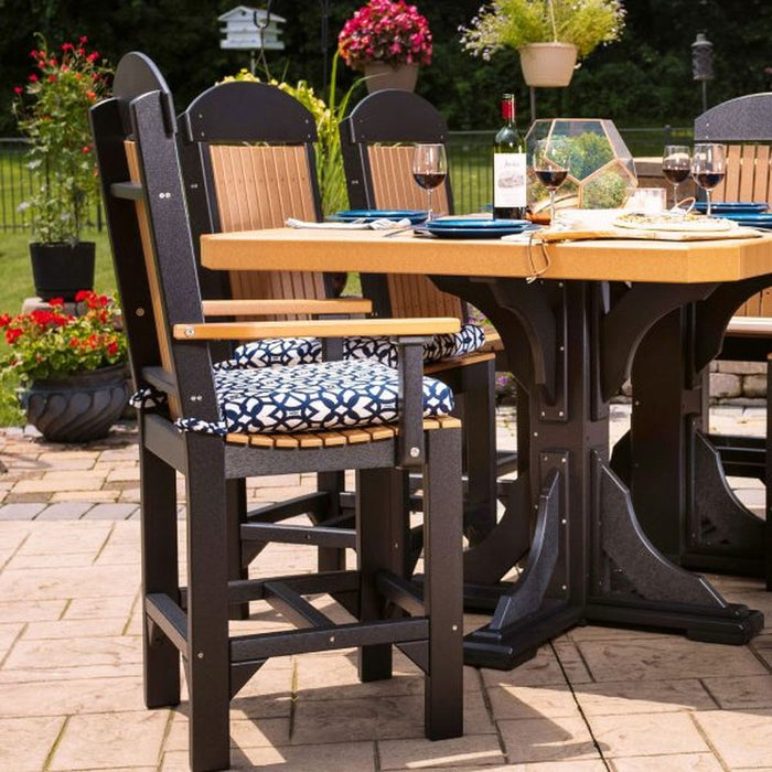 LuxCraft Dining Height Poly Captain Chair
