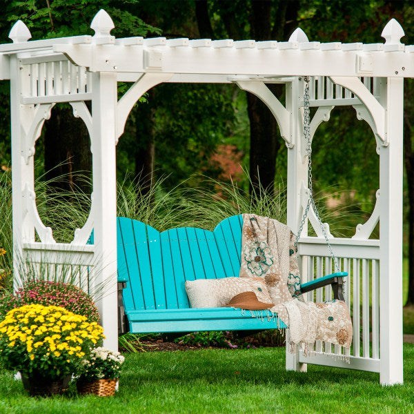 LuxCraft Classic Poly Vinyl Swing Stand - White