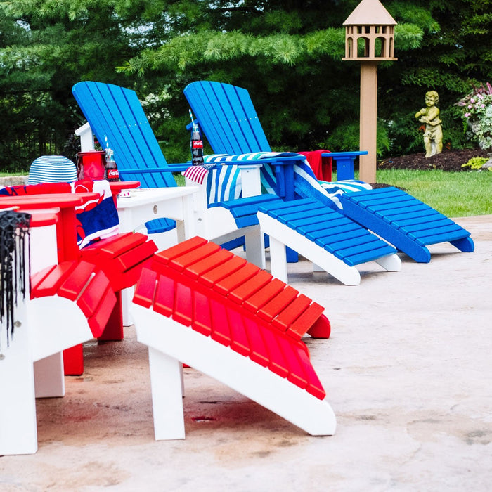 LuxCraft Deluxe Poly Adirondack Footrest