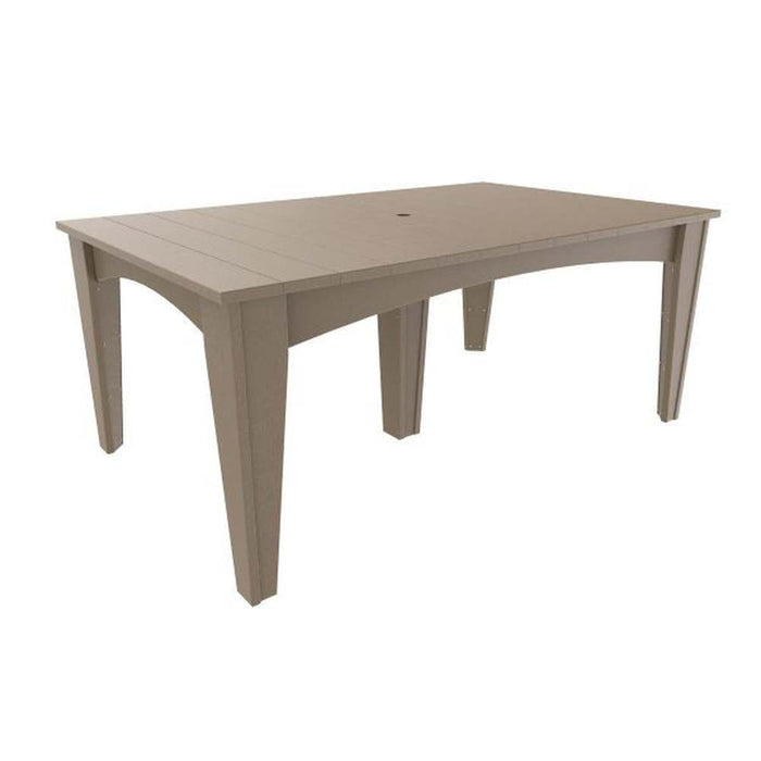 LuxCraft Island Dining Table 44" x 72" Rectangular