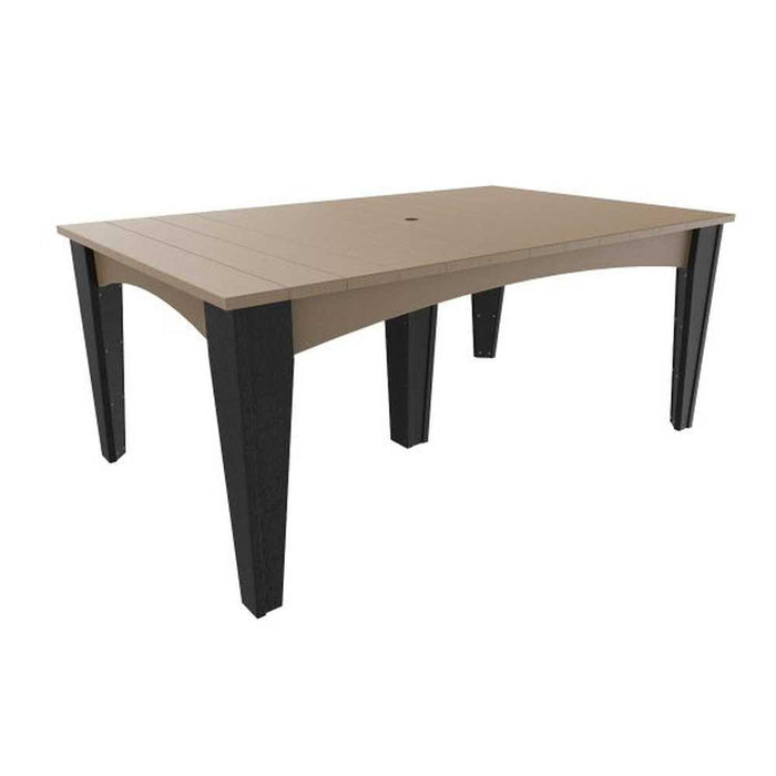 LuxCraft Island Dining Table 44" x 72" Rectangular